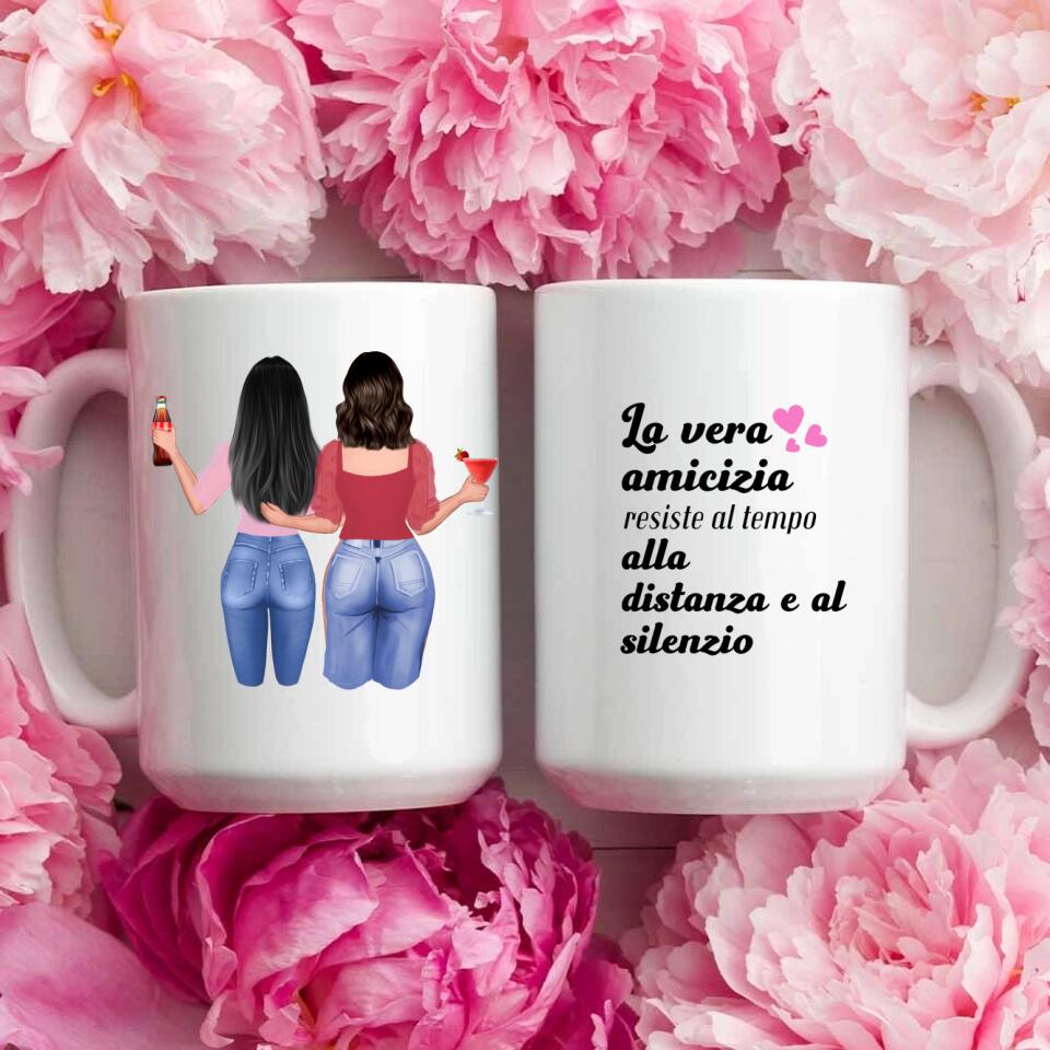 Tazza personalizzata | Migliore amica con stampa individuale